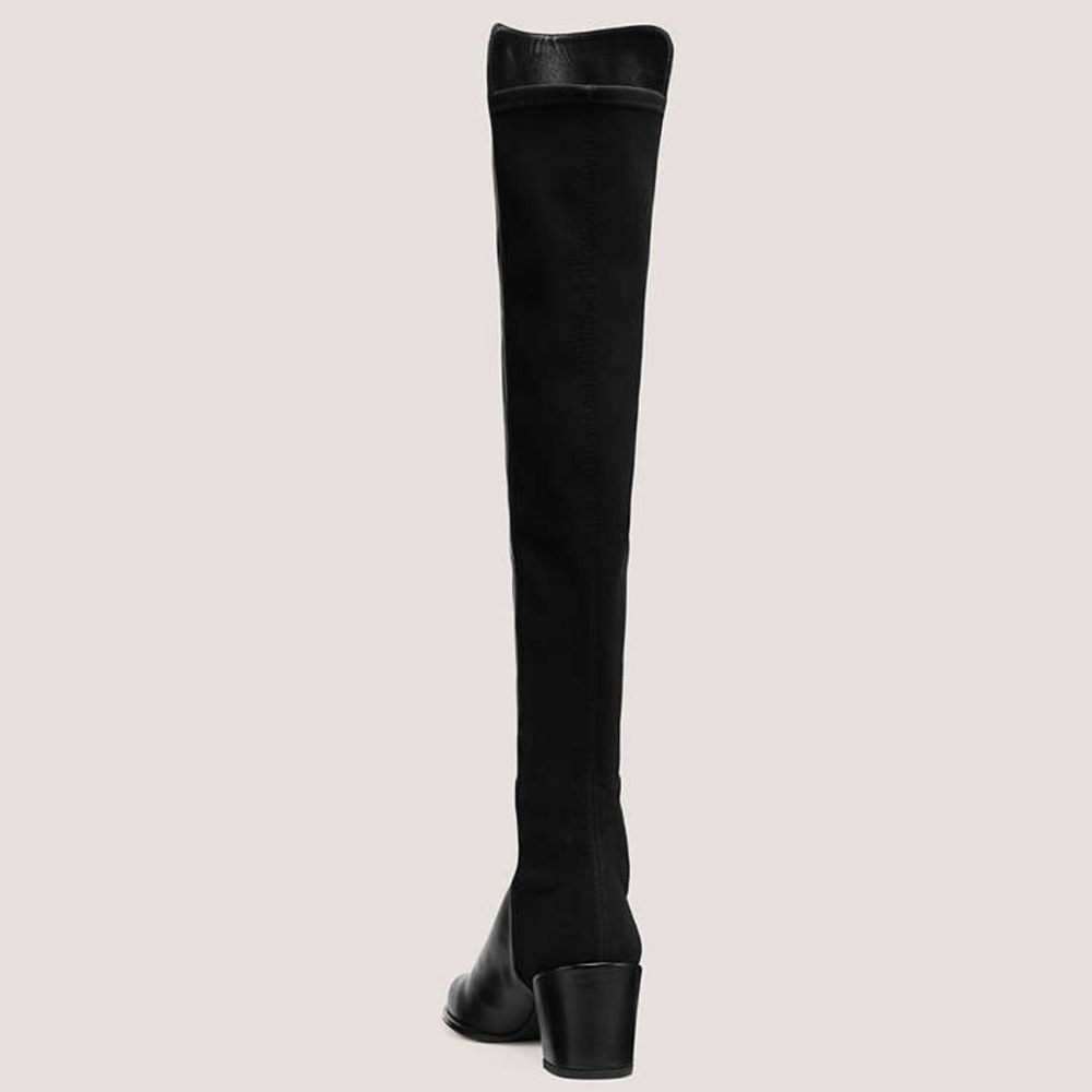 Stewart Weitzman, OTK, City Block Boot, Color: Black, Size 7.5 - Picture 4 of 12